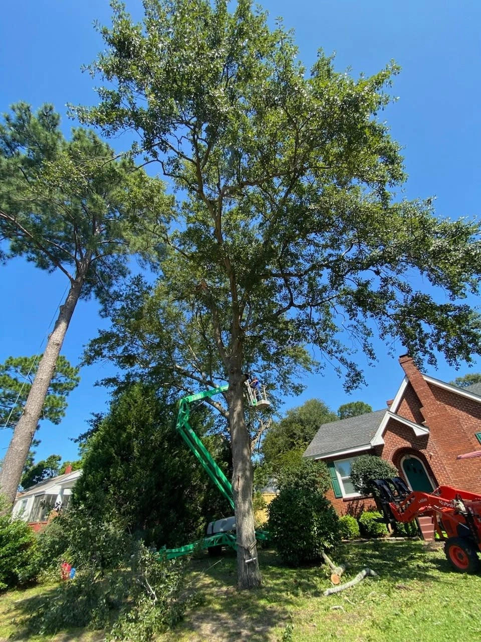 Green boom lift oak brick house kubota cayce