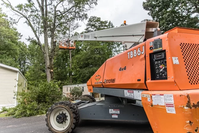 Snorkel tb86j boom lift low angle mobile home cayce